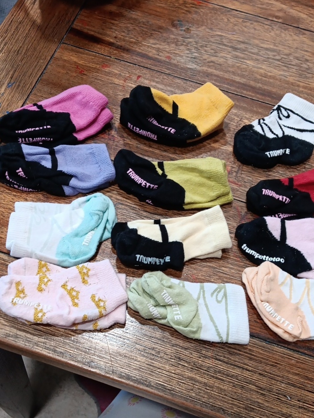 Trumpette Kids Ankle Socks - Assorted Pastel and Black